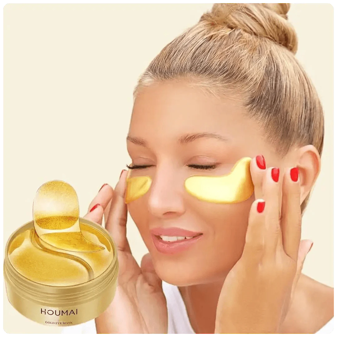 Eye Patches for Puffy Eyes – ماسك ذهبي للعين تحت العيون المتعبة